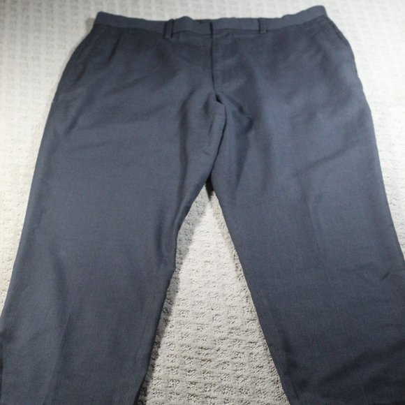 A[x]ist Men's 34x30 Flat Front Micro-check Dress Pants - Picture 1 of 5